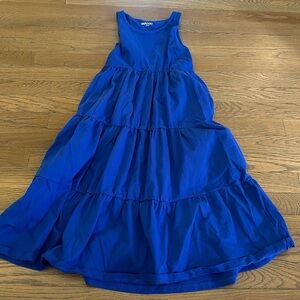 Unacoo Girl’s Blue Summer Dress - Size Large